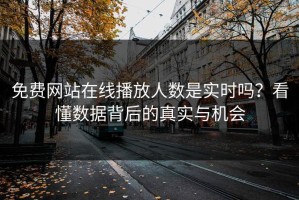 免费网站在线播放人数是实时吗？看懂数据背后的真实与机会
