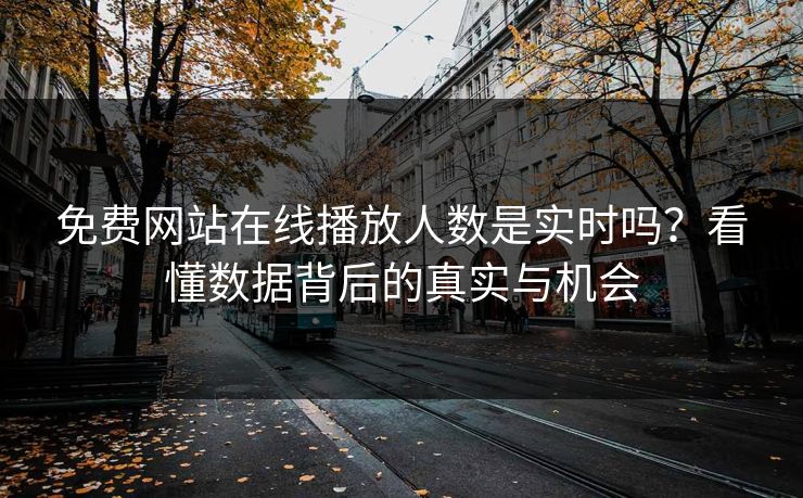免费网站在线播放人数是实时吗？看懂数据背后的真实与机会